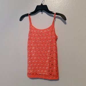 Athletic Neon Orange Tank Top